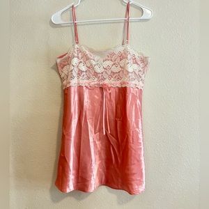 Vintage Silk Mini Slip Dress